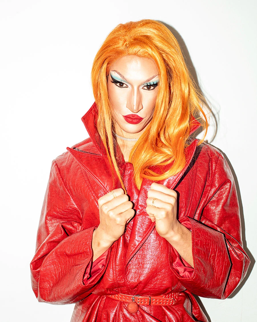 Karlie Kant Berlin Drag Queen Host – Red Coat